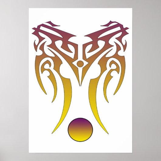 Alien Football Poster (Vorne)