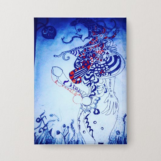 alien for real  button (Vorderseite)