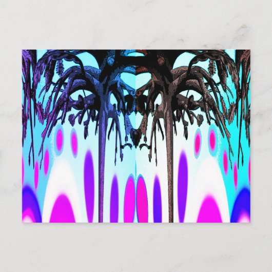 Alien Forstkunst Postkarte (Vorderseite)