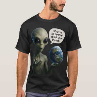 Alien-Frage T-Shirt