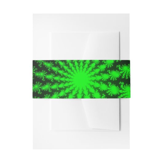 Alien Fraktal Burst Einladungsbanderole (Vorderseite Beispiel)