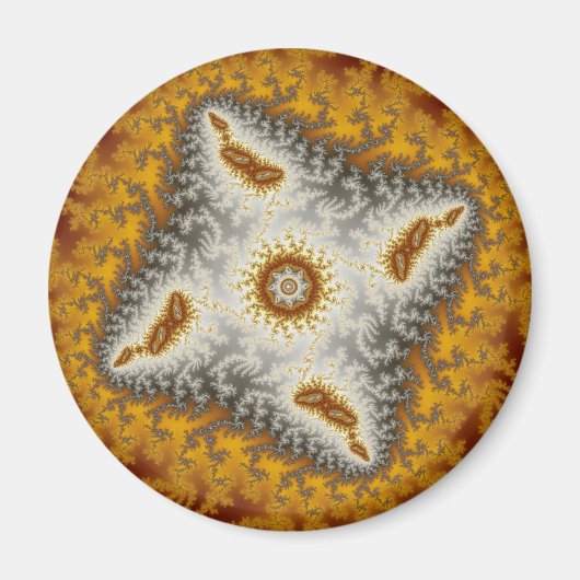 Alien - Fraktal Magnet (Vorne)