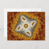 Alien - Fraktal Postkarte (Vorne/Hinten)