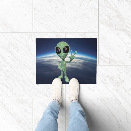 Alien - Friede / Unterzeichnung Fußmatte (Indoor)