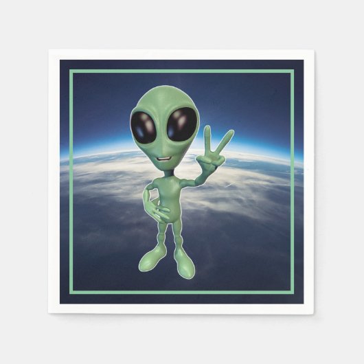 Alien - Friede / Unterzeichnung Serviette (Vorderseite)