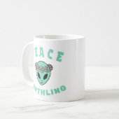 Alien - Friedensverhütung Kaffeetasse (Vorderseite Links)