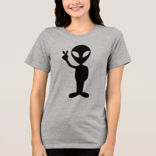 Alien, Friedenszeichen geben, T - Shirt