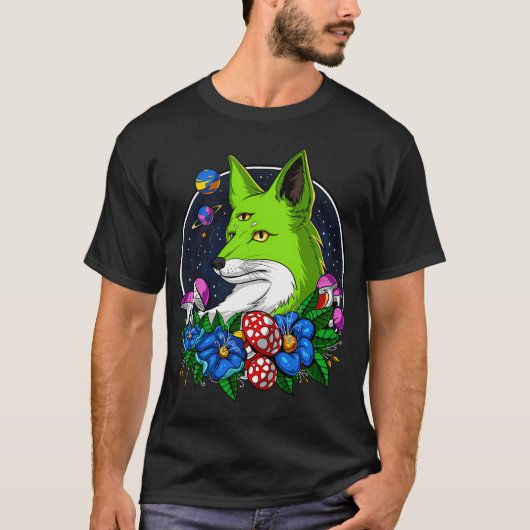 Alien Fuchs T-Shirt (Vorderseite)