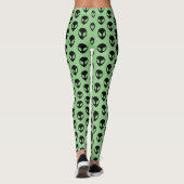 Alien führt Ufologie Leggings (Rückseite)