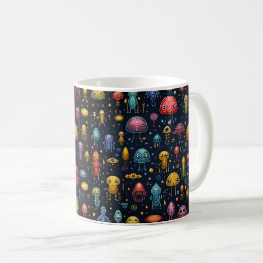 Alien Fun Tasse (VorderseiteRechts)