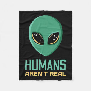 Alien Funny Humans sind nicht wirklich Niedliche A Fleecedecke