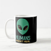 Alien Funny Humans sind nicht wirklich Niedliche A Kaffeetasse (Links)