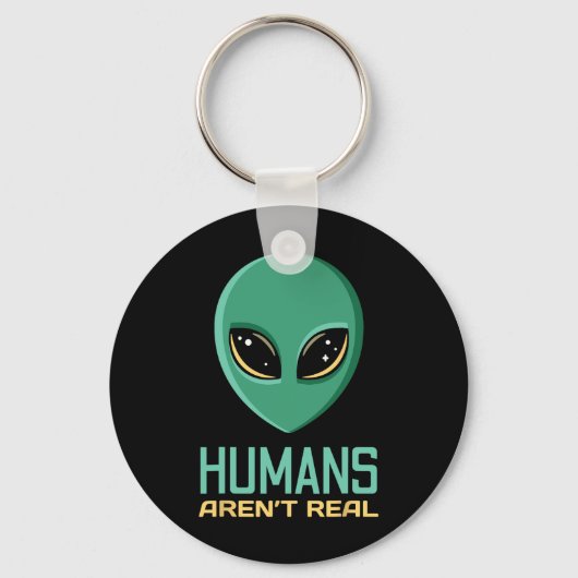 Alien Funny Humans sind nicht wirklich Niedliche A Schlüsselanhänger (Vorderseite)