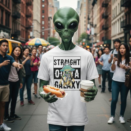 Alien Funny quote Grafische  T-Shirt