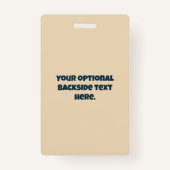 Alien für benutzerdefiniertes Text Ausweis (Rückseite)