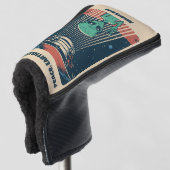 Alien für benutzerdefiniertes Text Golf Headcover (3/4 Vorderseite)