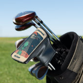 Alien für benutzerdefiniertes Text Golf Headcover (In Situ)