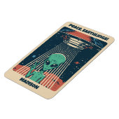 Alien für benutzerdefiniertes Text Magnet (Linke Seite)