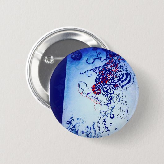 Alien für echt  button (Vorne & Hinten)