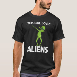 Alien für Mädchen Extraterrestrische Lebensdauer T-Shirt