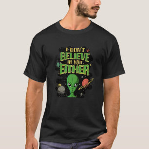 Alien für Männer Kopf Grünes Ufo-Gebiet 51 Raum 4 T-Shirt