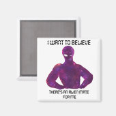 Alien für mich magnet (Vorderseite/Rückseite)