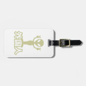 Alien Gaijin ~ Kanji Nihongo / Japanisch Gepäckanhänger (Vorderseite horizontal)