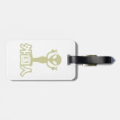 Alien Gaijin ~ Kanji Nihongo / Japanisch Gepäckanhänger (Rückseite horizontal)