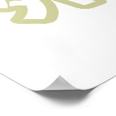 Alien Gaijin ~ Kanji Nihongo / Japanisch Poster (Ecke)