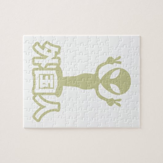 Alien Gaijin ~ Kanji Nihongo / Japanisch Puzzle (Horizontal)