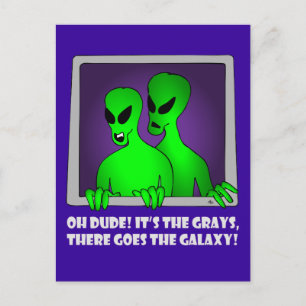 Alien GALAXY-5 Postkarte