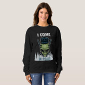 Alien Galaxy Science Space I in Peace 1 Sweatshirt (Vorne ganz)