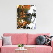 "Alien" Galerie überzogene Leinwand Malerei (Insitu (Wohnzimmer))