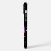 Alien Gamer mit Stars iPhone Hülle (Linke Seite)