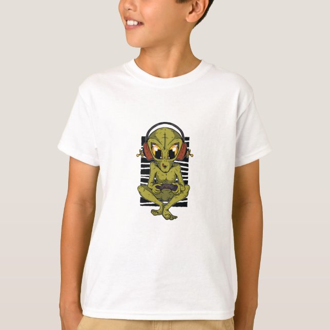 Alien Gamer T-Shirt (Vorderseite)