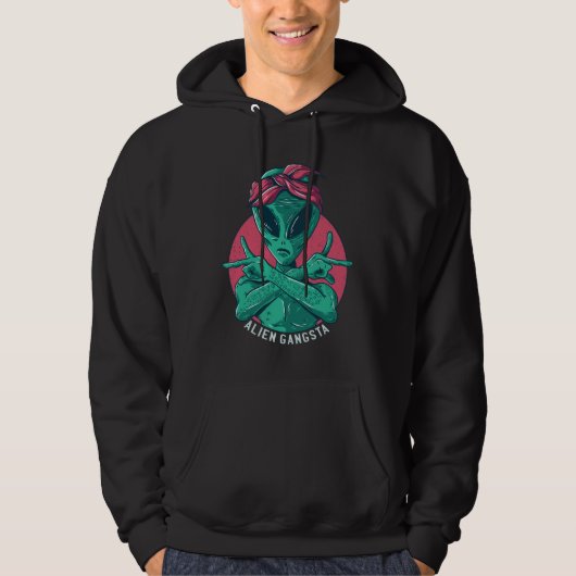 Alien Gangsta Hoodie (Vorderseite)
