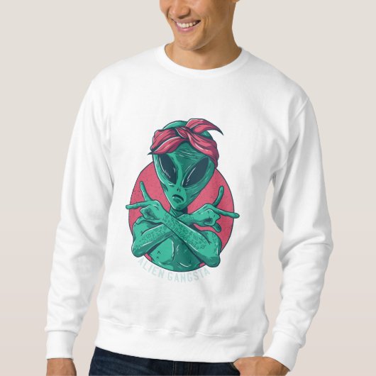 Alien Gangsta Sweatshirt (Vorderseite)