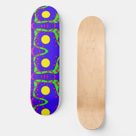 Alien Garden Skateboard (Vorderseite)