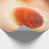 Alien Gas Giant Planet Space Art Geschenkpapier (Ecke)