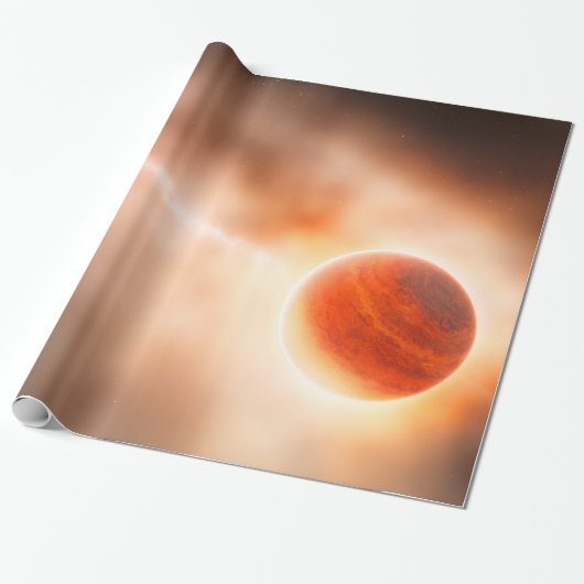 Alien Gas Giant Planet Space Art Geschenkpapier (Ungerollt)