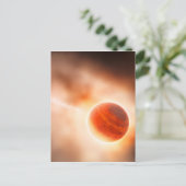 Alien Gas Giant Planet Space Art Postkarte (Stehend Vorderseite)