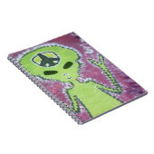 Alien Gefärbte Krawatte Notizblock (Rechte Seite)