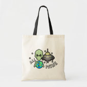 Alien gehört mir Budget-Tasche Tragetasche (Vorne)