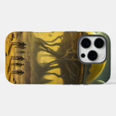 Alien Gelber Planet Handyhüllen Case-Mate iPhone Hülle (Rückseite (Horizontal))