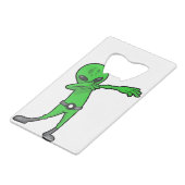 Alien Geldbeutel Flaschenöffner (Rückseite Schrägansicht)