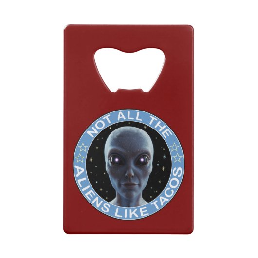 Alien Geldbeutel Flaschenöffner (Vorderseite)