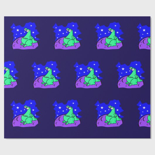Alien Geschenkpapier (Flach)