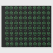 Alien Geschenkpapier (Flach)