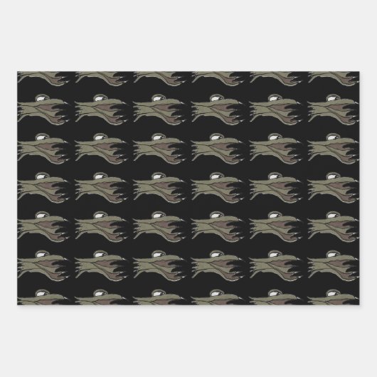 Alien Geschenkpapier Set (Vorderseite 2)