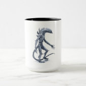Alien-Geschöpf mit dem Schädel Tasse (Zentrum)